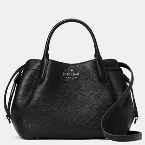 Kate Spade Black Pebbled Satchel Crossbody